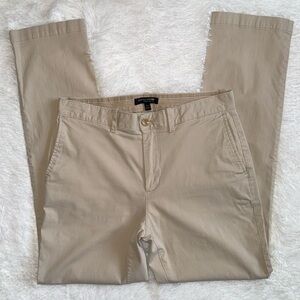 Banana Republic Aiden Pant 30 Inch Waist Light Tan/Cream Color